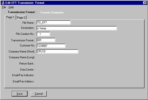 Direct Deposit (EFT) software - Electronic Fund Transfers