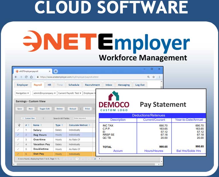 Cloud-based payroll software