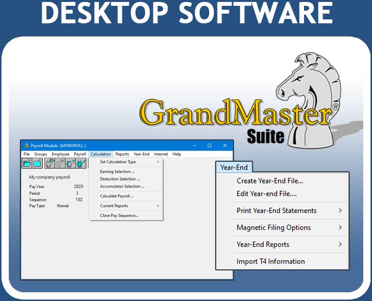 Desktop payroll software